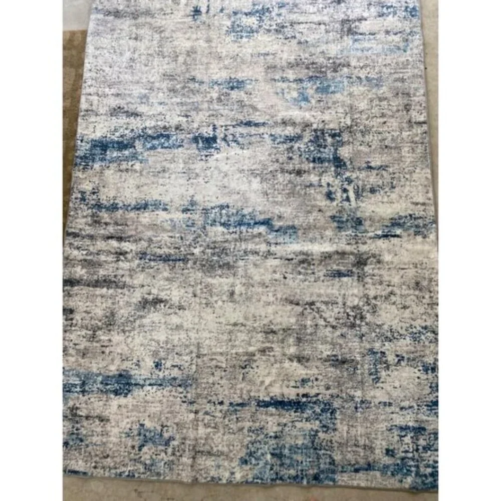 New 5x7 Area Rug, Soft Modern Abstract Non-Slip Carpet for Home & Room